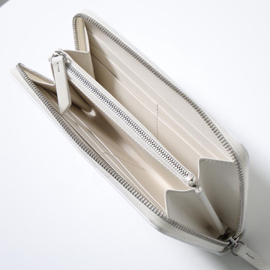 【新品】メゾンマルジェラ SA2UI0006 P4745 T1003 (ホワイト系) 財布 長財布 Maison Margiela レザー 4ステッチ アコーディオン ラウンド ジップ ウォレット レディース メゾン マルジェラ MAISON MARGIELA SA2UI0006 P4745 ジップアラウンド