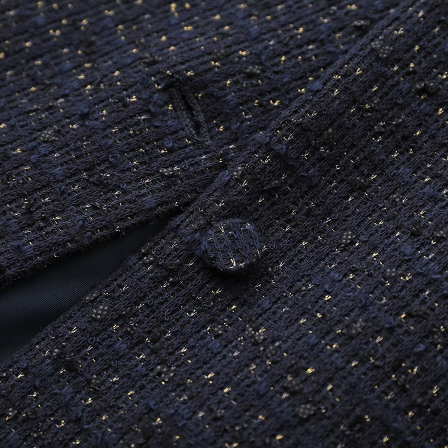 Sono（ソーノ） ツイードジャケット S256JV029 レディース フリル ラメ