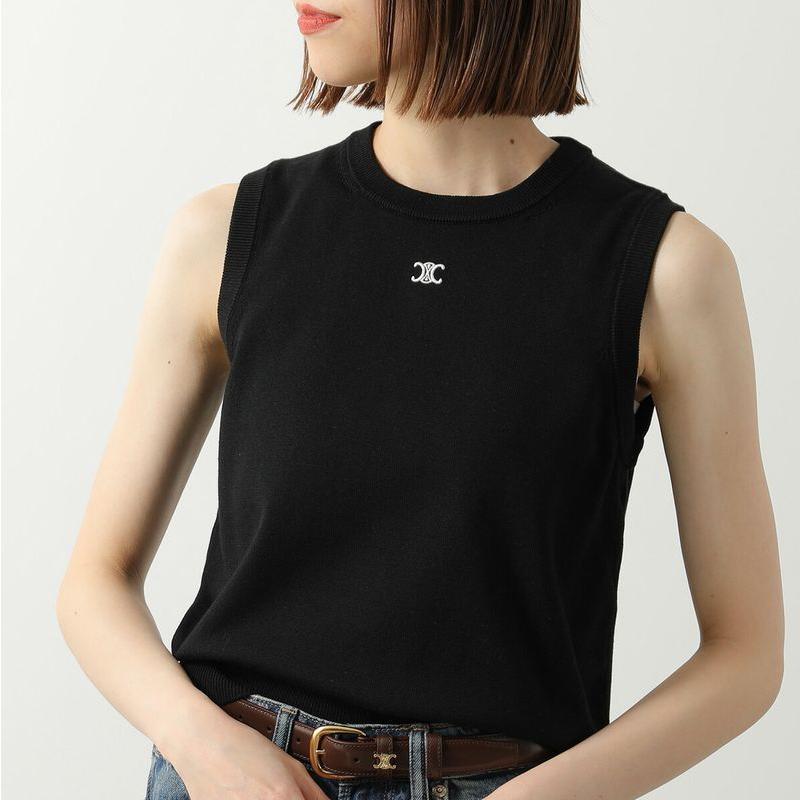 CELINE（セリーヌ） ニットベスト Triomphe トリオンフ RX0I70100.38NO