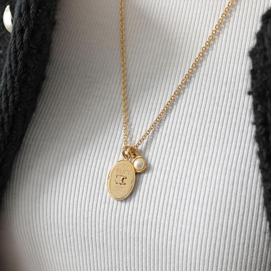 CELINE（セリーヌ） ネックレス MEDAL NECKLACE メダル B104U6PRB.01GI