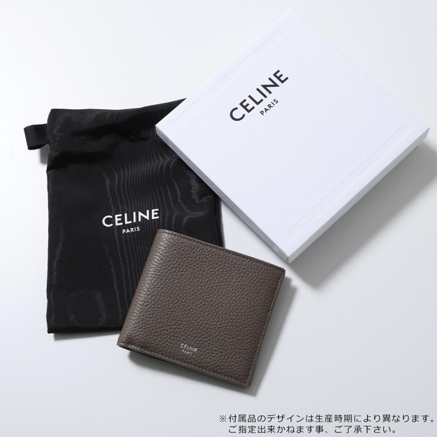 CELINE（セリーヌ） 二つ折り財布 10B653GTZ.09SR メンズ レザー ミニ