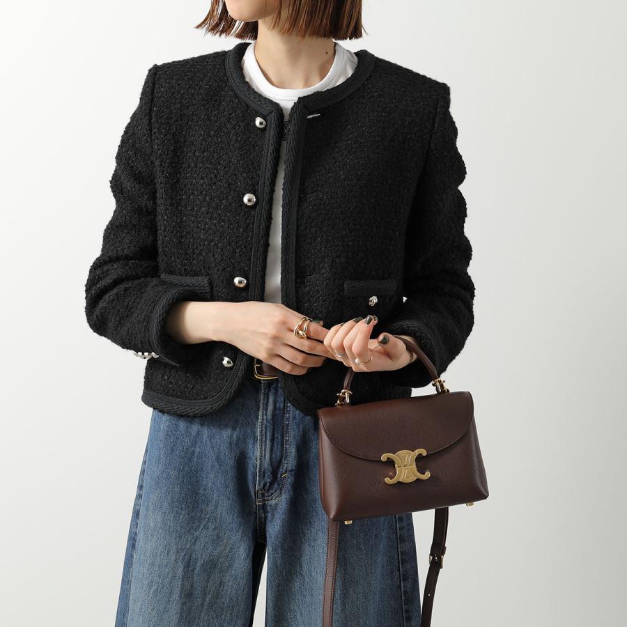 セリーヌ  118113FXK ティーン ニノ トリオンフザブルグレインドカーフスキンショルダーバッグ レディース CELINE（セリーヌ） ハンドバッグ Teen Nino ティーン ニノ 118113FXK