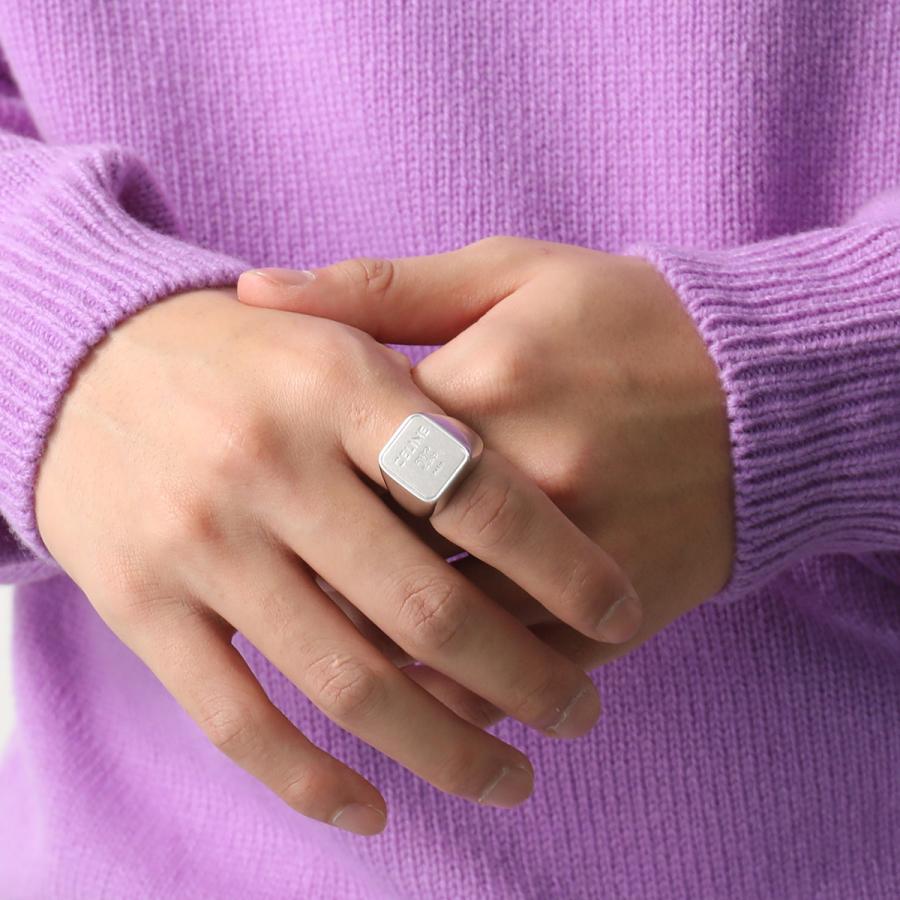 CELINE（セリーヌ） リング SQUARE SIGNET RING スクエア シグネット