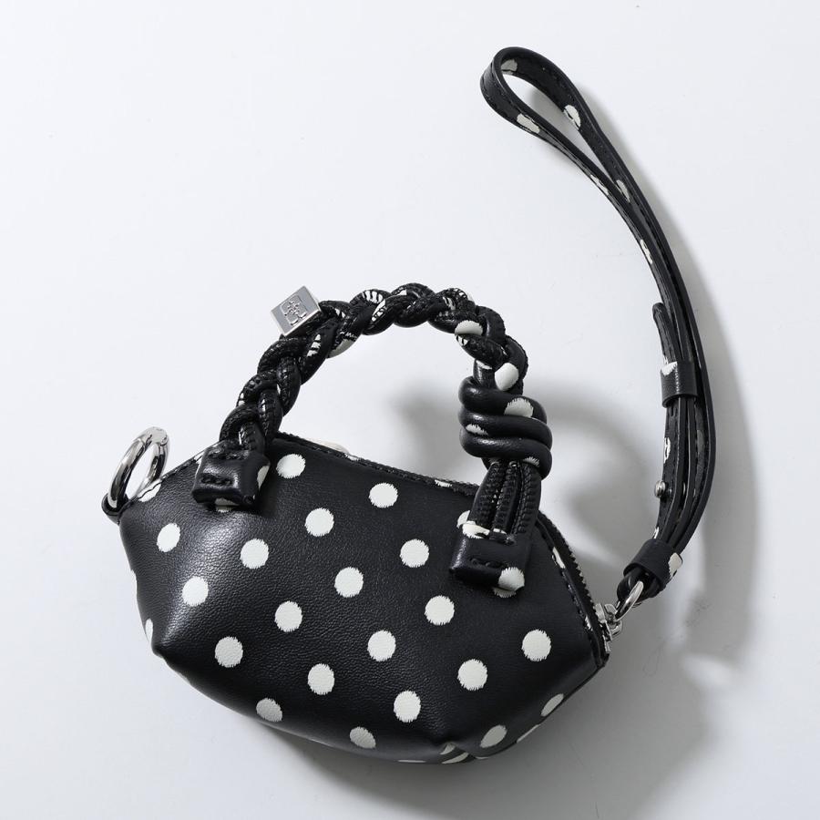 GANNIガニー☆新品未使用ポーチミニバッグ　トップハンドルショルダー GANNI（ガニー） ミニバッグ Bou Bag Nano Printed B3010077