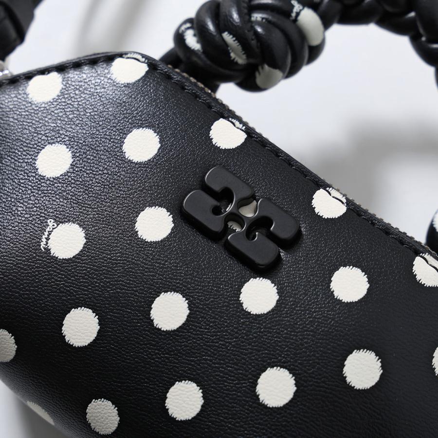 GANNIガニー☆新品未使用ポーチミニバッグ　トップハンドルショルダー GANNI（ガニー） ミニバッグ Bou Bag Nano Printed B3010077
