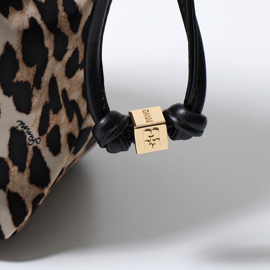 GANNI（ガニー） 巾着バッグ Pouch Printed Nylon B3010069 レディース