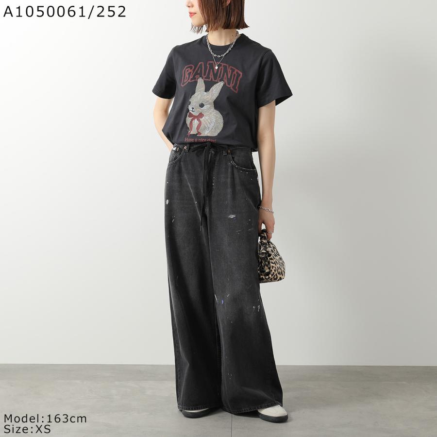 GANNI（ガニー） Tシャツ Basic Cotton Jersey T-shirt A1050061