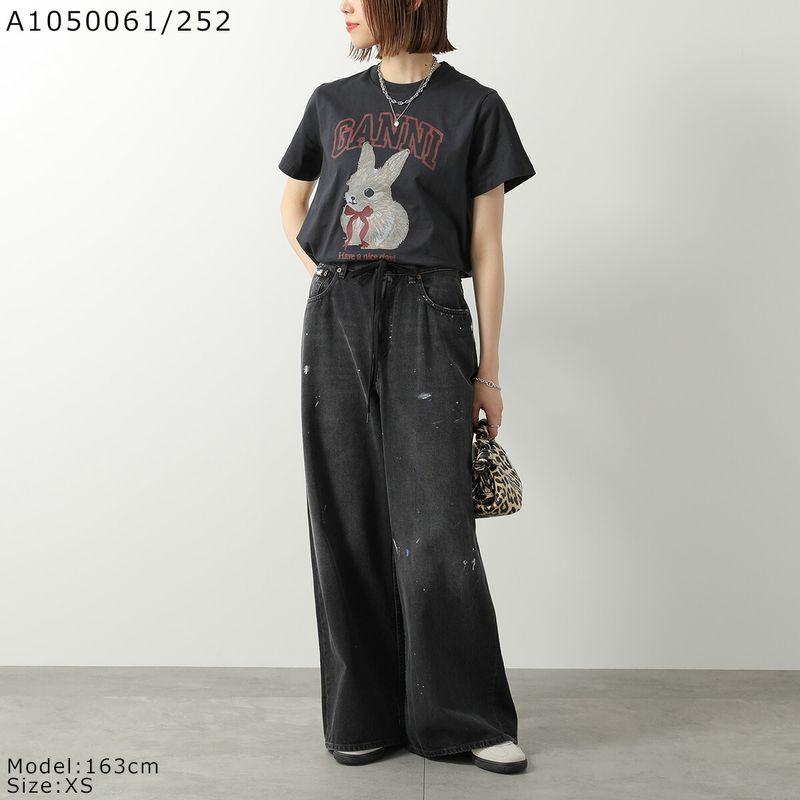 GANNI（ガニー） Tシャツ Basic Cotton Jersey T-shirt A1050061