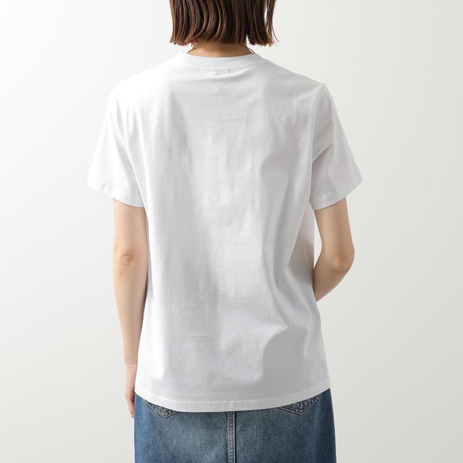 GANNI ガニー Tシャツ Basic Cotton Jersey T-shirt  A1050061 A1050074 A1050075 レディース 半袖 カットソー クルーネック コットン ロゴT カラー3色の画像