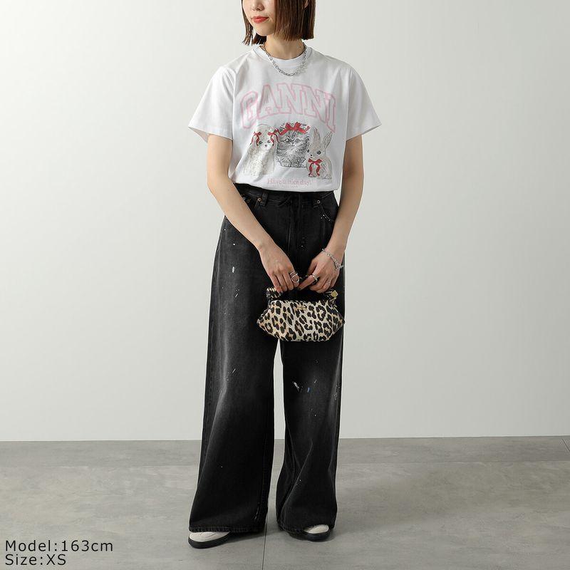 GANNI（ガニー） Tシャツ Basic cotton Jersey T-shirt A1050029