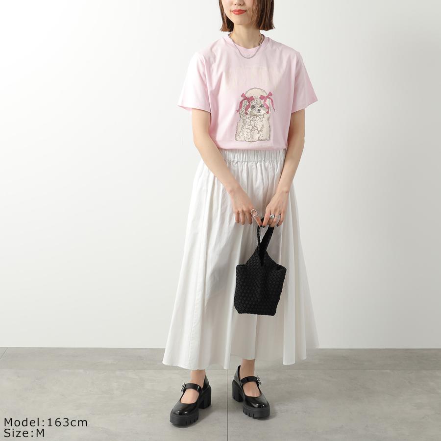 GANNI ピンク 半袖Tシャツ Chalk Pink Pink Poodle T-shirt | GANNI (Global) SG