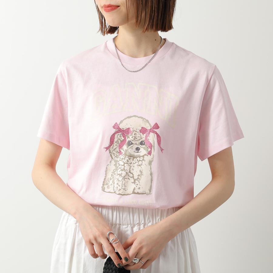 GANNI（ガニー） Tシャツ Basic cotton Jersey T-shirt A1050029