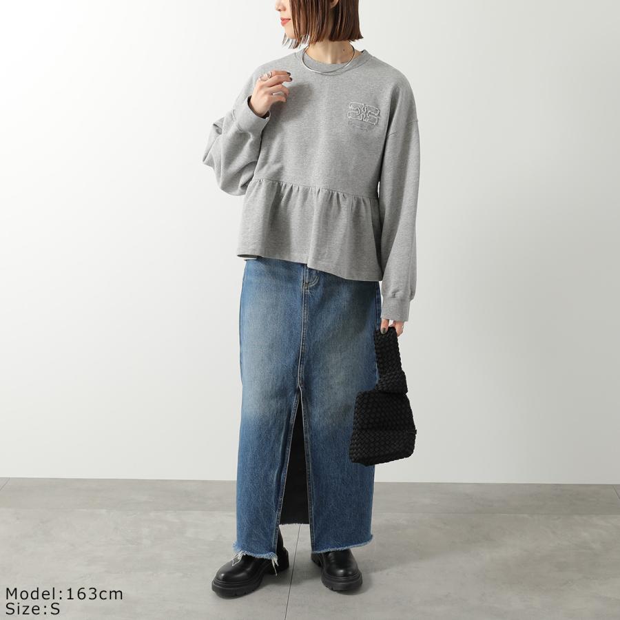 GANNI（ガニー） スウェット Isoli crewneck with Peplum A1060032