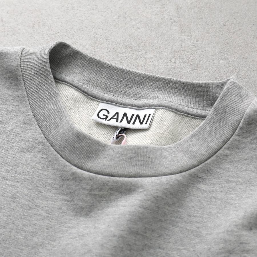 GANNI（ガニー） スウェット Isoli crewneck with Peplum A1060032