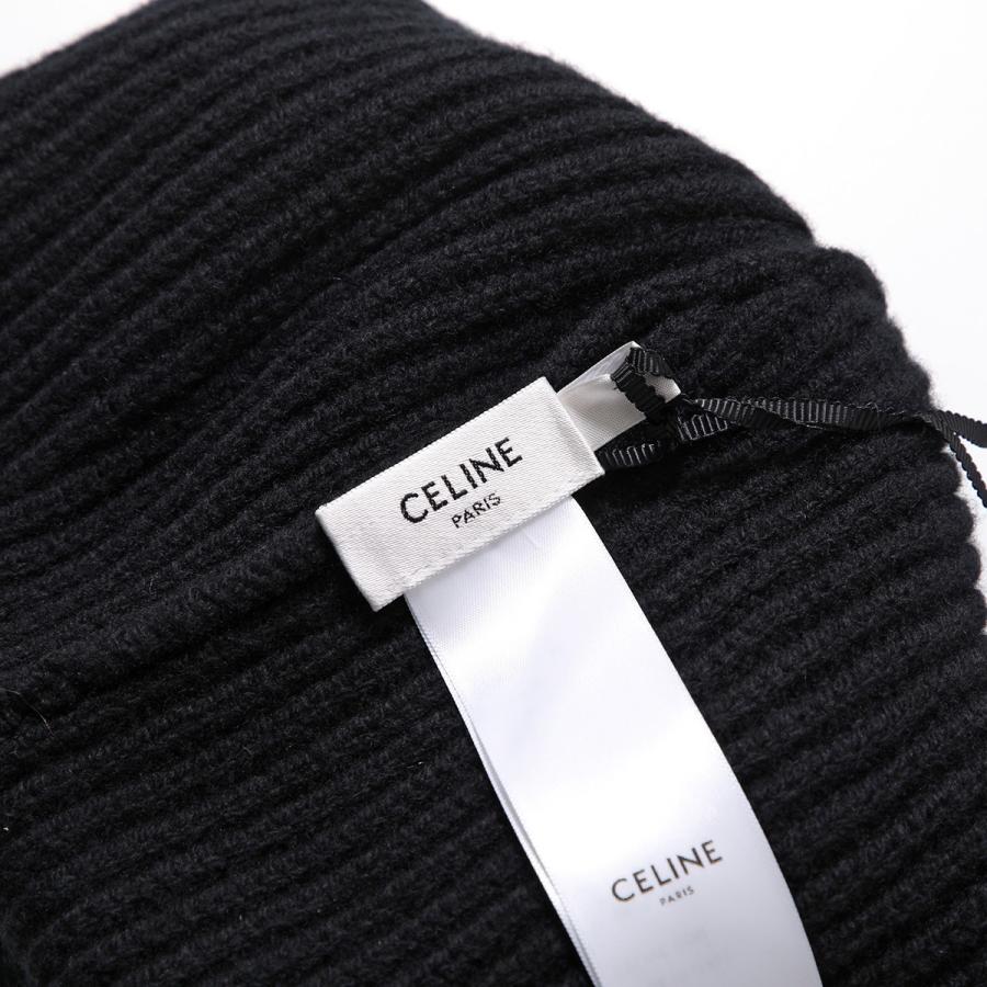 CELINE カシミヤ混 黒 ビーニー CELINE カシミヤ混 黒 ビーニー - メルカリ