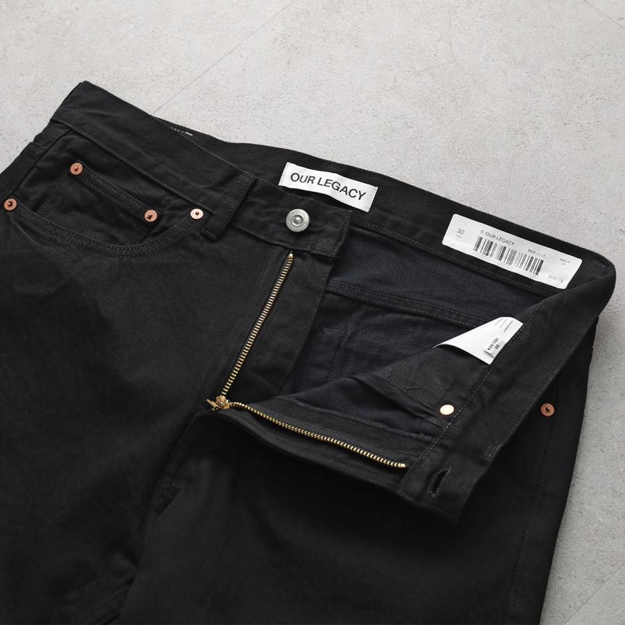 OUR LEGACY アワーレガシー ジーンズ THIRD CUT サードカット M2255TCB メンズ デニムパンツ ワイド Gパン ジーパン BLACKの画像