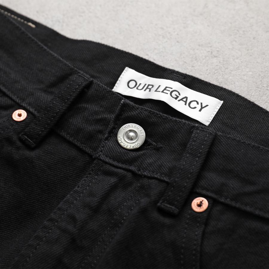 OUR LEGACY アワーレガシー ジーンズ THIRD CUT サードカット M2255TCB メンズ デニムパンツ ワイド Gパン ジーパン BLACKの画像