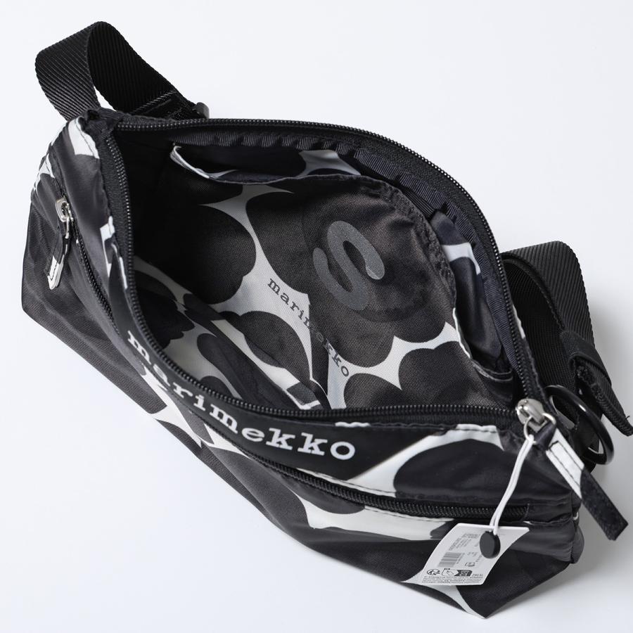 marimekko neat crossby ショルダー　ウニッコ　黒　斜めがけ Neat Crossbody Unikko S ショルダーバッグ | Maija Isola | Marimekko