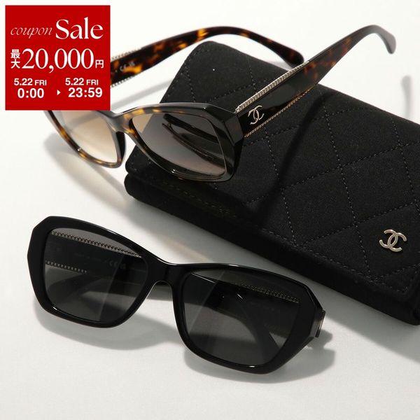 ケース付き サングラス CHANEL 成*様 CHANEL アセテート サングラス, シェイプ レクタングル サングラス: 小物