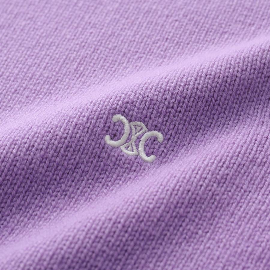 ココ】セリーヌ 薄手ニット ピンク サイズ38 シルク ウール ホース柄