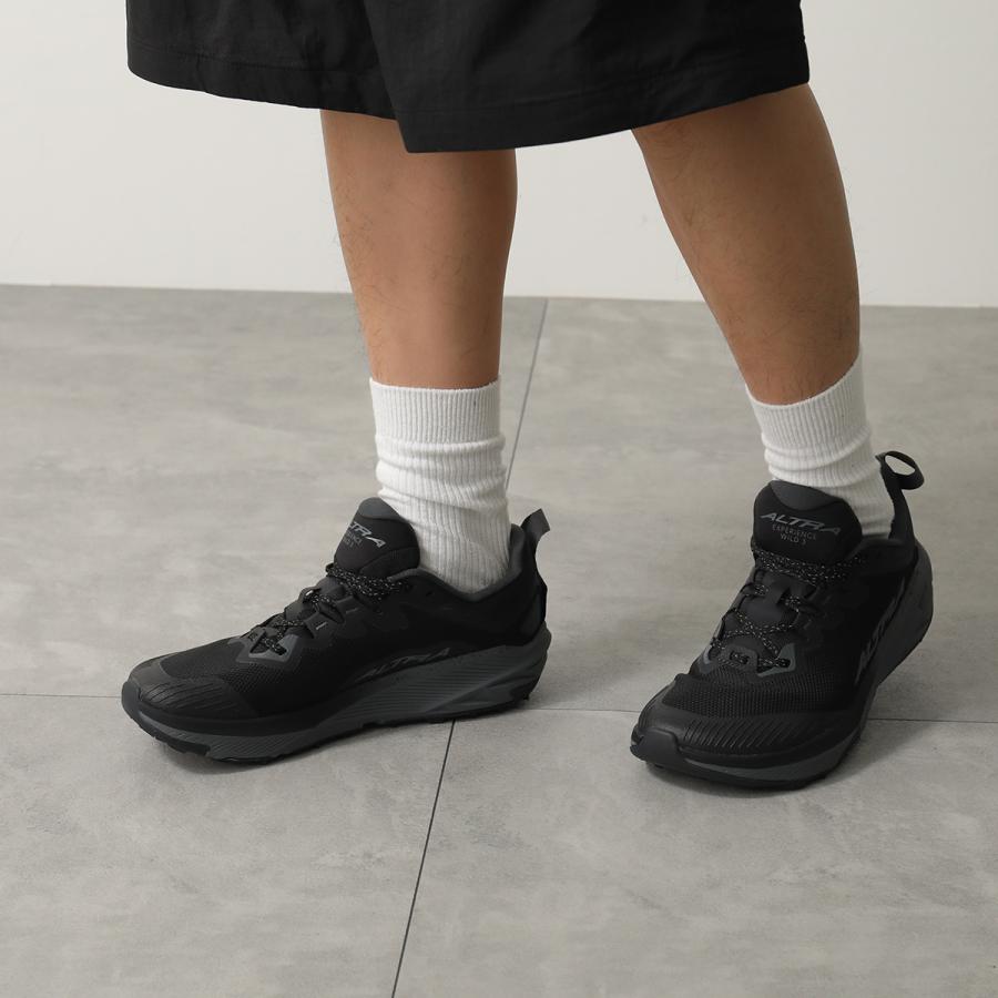 ALTRA アルトラ スニーカー M EXPERIENCE WILD 3 AL0A85U6001 メンズ ローカット メッシュ 軽量 トレイルランニング シューズ 靴 001/BLACK-BLACKの画像