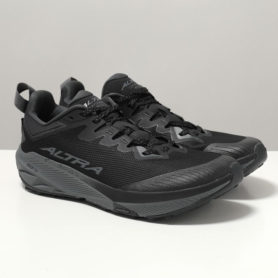 ALTRA アルトラ スニーカー M EXPERIENCE WILD 3 AL0A85U6001 メンズ ローカット メッシュ 軽量 トレイルランニング シューズ 靴 001/BLACK-BLACKの画像