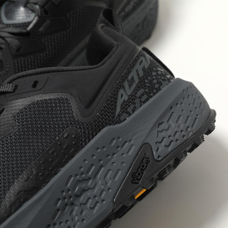 ALTRA アルトラ スニーカー M TIMP 6 ティンプ AL0A85T6001 メンズ ローカット Vibram ビブラムソール 厚底 トレイル シューズ 靴 BLACK-BLACKの画像