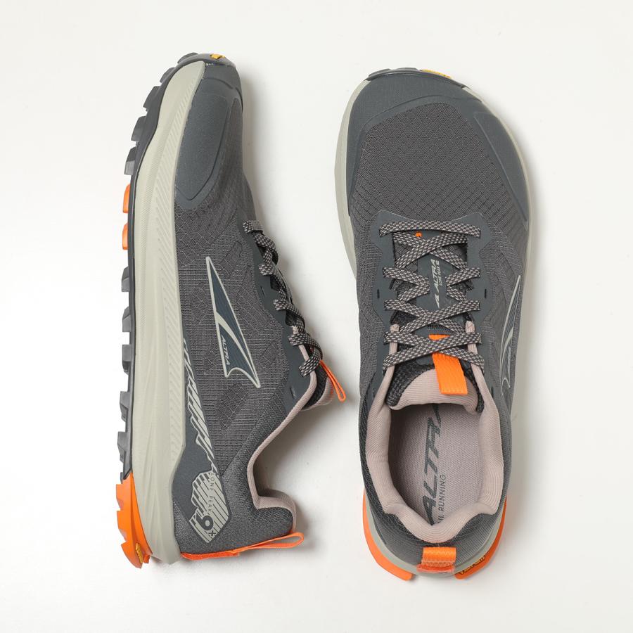 ALTRA アルトラ スニーカー M LONE PEAK 9+ ローンピーク AL0A85RG222 メンズ ローカット Vibram ビブラムソール 軽量 トレイル シューズ 靴 DARK-SHADOWの画像
