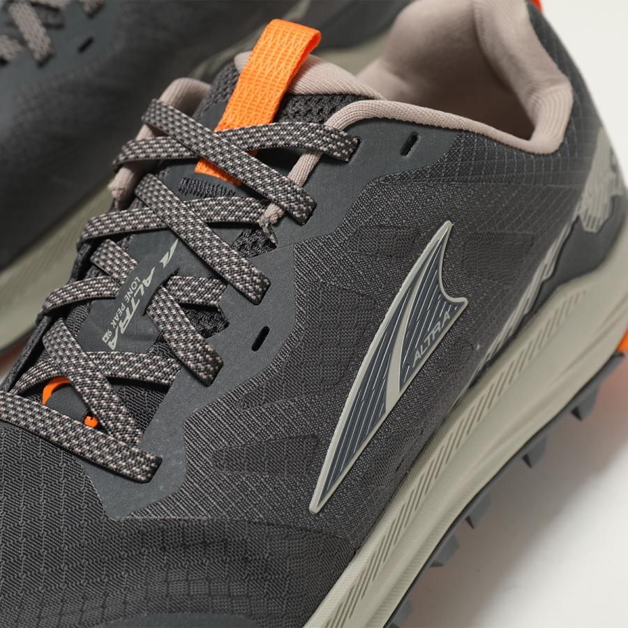 ALTRA アルトラ スニーカー M LONE PEAK 9+ ローンピーク AL0A85RG222 メンズ ローカット Vibram ビブラムソール 軽量 トレイル シューズ 靴 DARK-SHADOWの画像