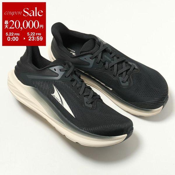 ALTRA アルトラ スニーカー M TORIN 8 トーリン AL0A85QE010 メンズ ローカット メッシュ 軽量 ランニング 厚底 シューズ 靴 BLACK-WHITEの画像