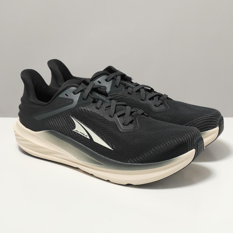 ALTRA アルトラ スニーカー M TORIN 8 トーリン AL0A85QE010 メンズ ローカット メッシュ 軽量 ランニング 厚底 シューズ 靴 BLACK-WHITEの画像