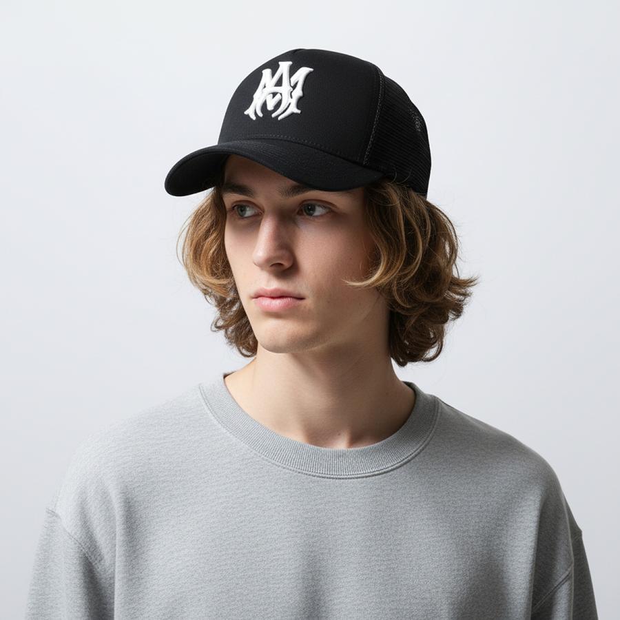AMIRI（アミリ） ベースボールキャップ MA Logo Trucker Hat XMAH009