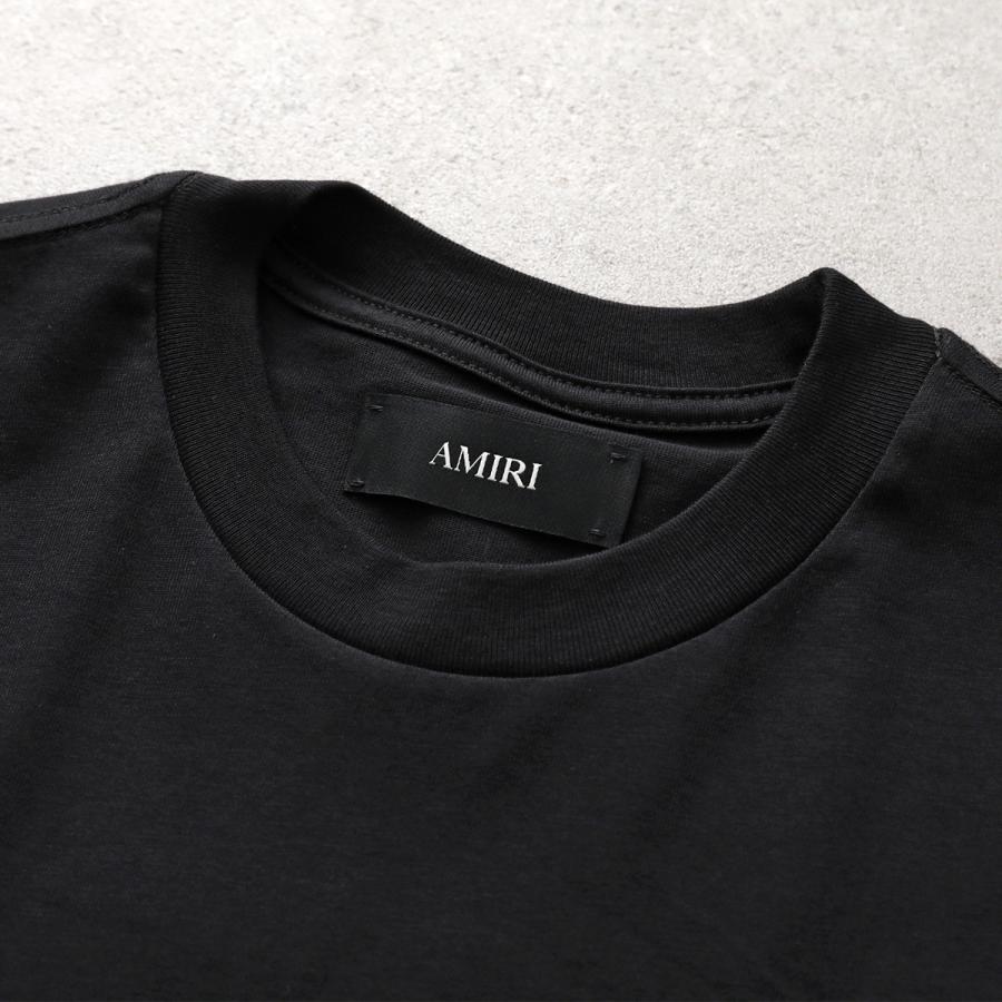 AMIRI アミリ Tシャツ HOLLYWOOD TEE AMTOJR1009 メンズ 半袖 カットソー ロゴ クルーネック コットン 001/BLACKの画像