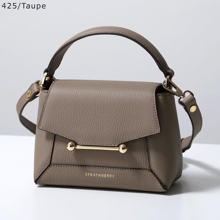 ストラスベリー ショルダーバッグ美品 STRATHBERRY ストラスベリー ハンドバッグ MOSAIC TOP HANDLE モザイク