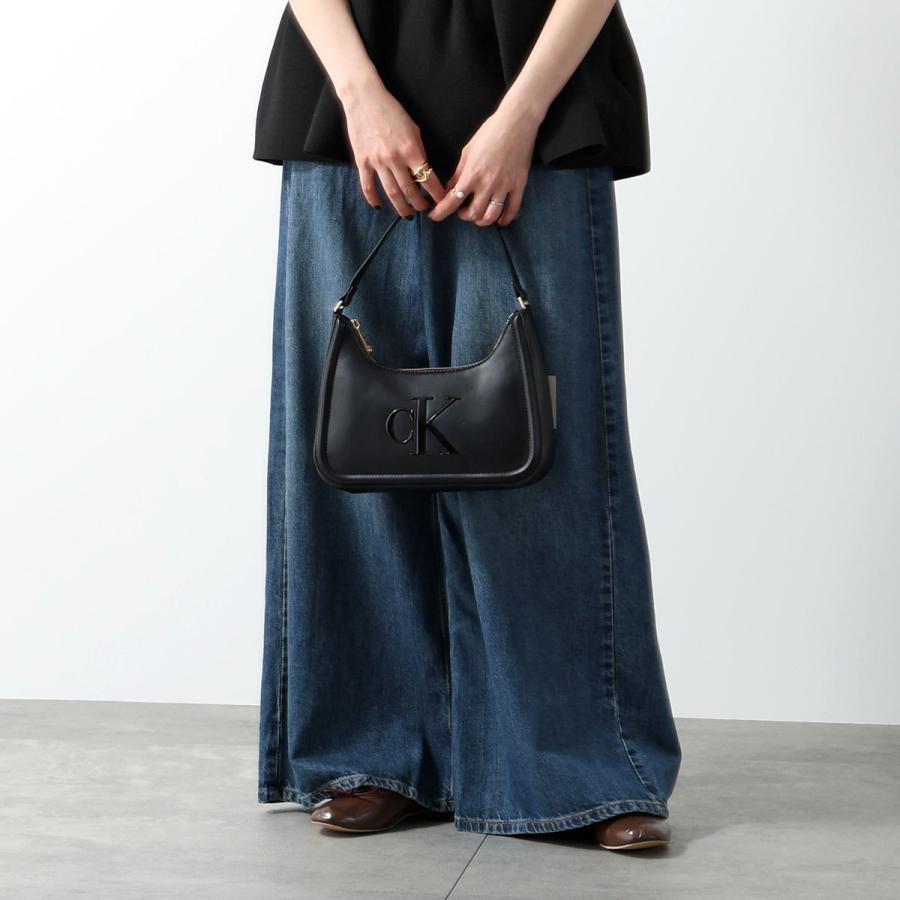   カルバンクライン ミニショルダーバッグ ハンドバッグ スモールショルダー CKロゴ レディース ブラック LV04F3230G Calvin Klein - Calvin Klein カルバンクライン ミニショルダーバッグ