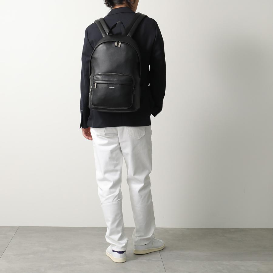 Calvin Klein カルバンクライン リュック RAISED ROUND BACKPACK レイズド ラウンド バックパック LV04D3155G メンズ 鞄 UB1/BLACK_2