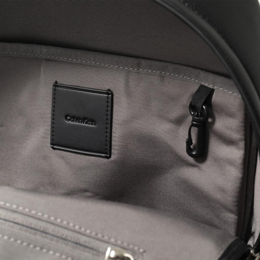 Calvin Klein カルバンクライン リュック RAISED ROUND BACKPACK レイズド ラウンド バックパック LV04D3155G メンズ 鞄 UB1/BLACK_9