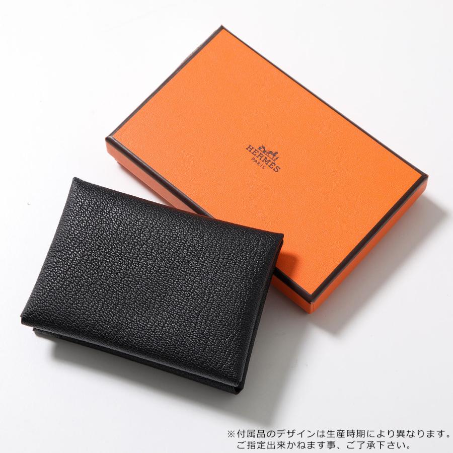HERMES エルメス 新品カルヴィデュオ　ブラック　ノアール　カード小銭入れ HERMES（エルメス） コインケース カルヴィデュオ CALVI DUO 082977CK