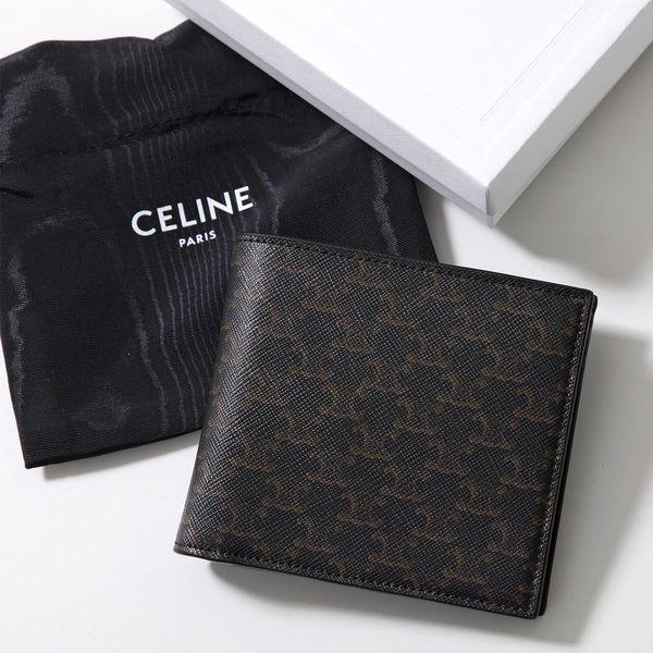CELINE（セリーヌ） 二つ折り財布 BI-FOLD WALLET IN TRIOMPHE CANVAS