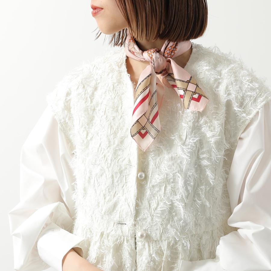 FENDI ウール混紡 ロングスカーフ FENDI（フェンディ） マフラー レディース カシミヤ混 ズッカ柄 総柄