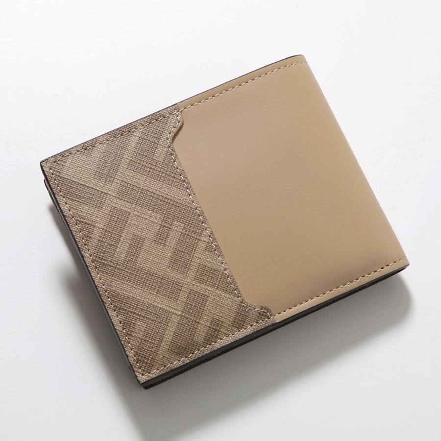 極美品　FENDI フェンディ　財布　二つ折り　M06 FENDI（フェンディ） 二つ折り財布 Bi-Fold Coin Wallet 7M0373 AV86
