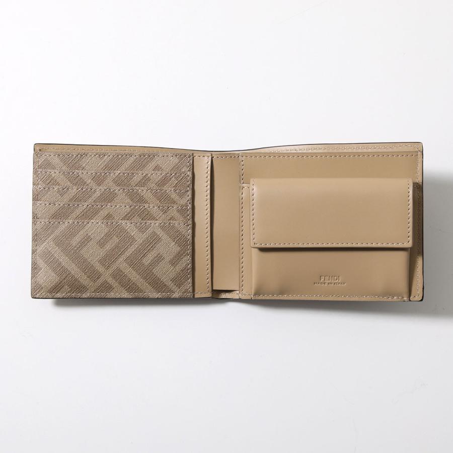 FENDI（フェンディ） 二つ折り財布 Bi-Fold Coin Wallet 7M0373 AV86