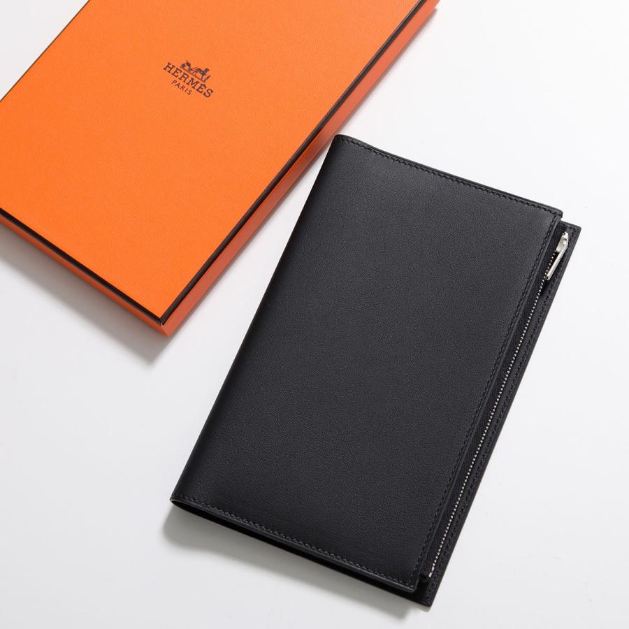 HERMES エルメス　EAジップ　A5 ノートカバー　トゴ　ブラック　メンズ HERMES（エルメス） ノートカバー ノートパッド EAジップ PM EAZIP PM