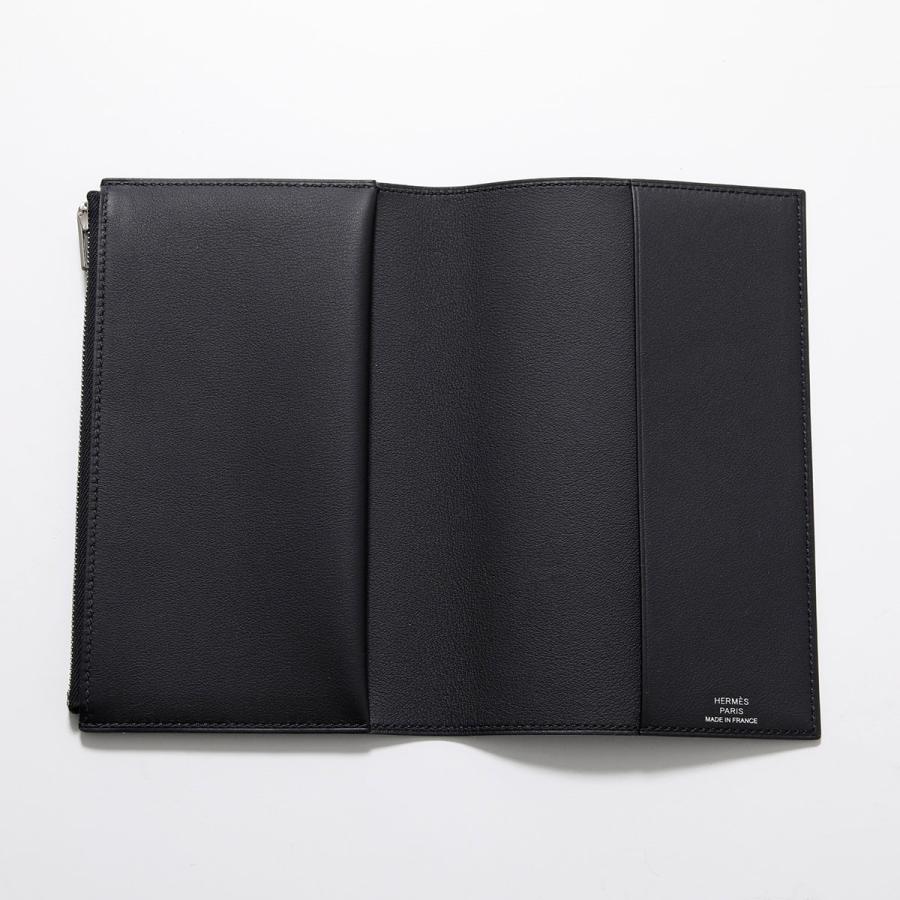 HERMES エルメス　EAジップ　A5 ノートカバー　トゴ　ブラック　メンズ HERMES（エルメス） ノートカバー ノートパッド EAジップ PM EAZIP PM