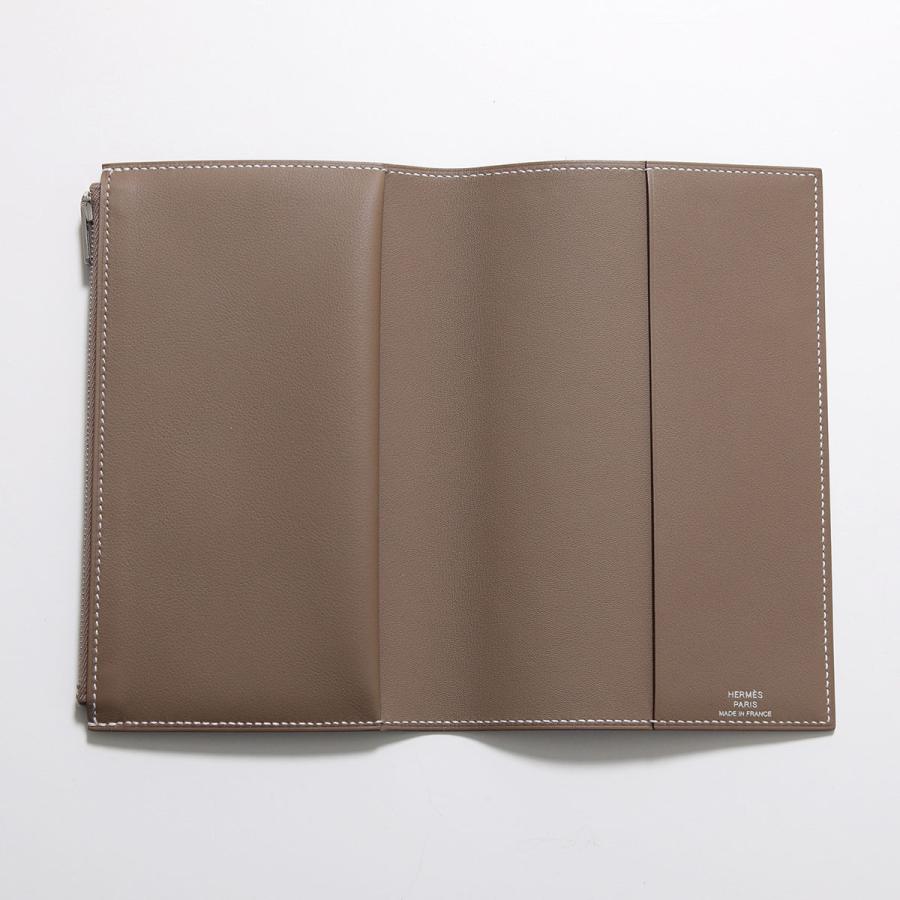 HERMES　エルメス　A4サイズ　ノートカバー　バイカラー HERMES（エルメス） ボックスカーフ ノートカバー メモパッド ノート