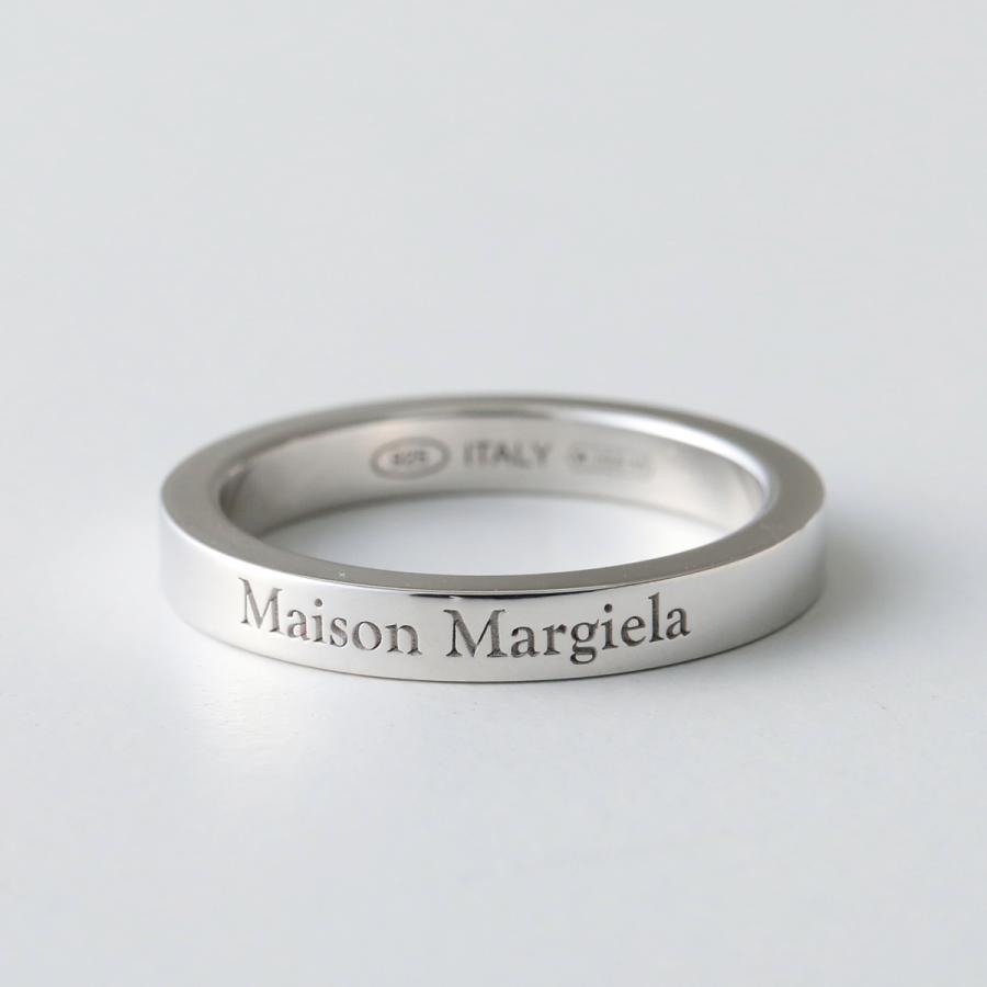 MAISON MARGIELA メゾンマルジェラ ネックレス SM1UU0066 P8865 メンズ ロゴ リング ペンダント アクセサリー 指輪 シルバー925 102の画像
