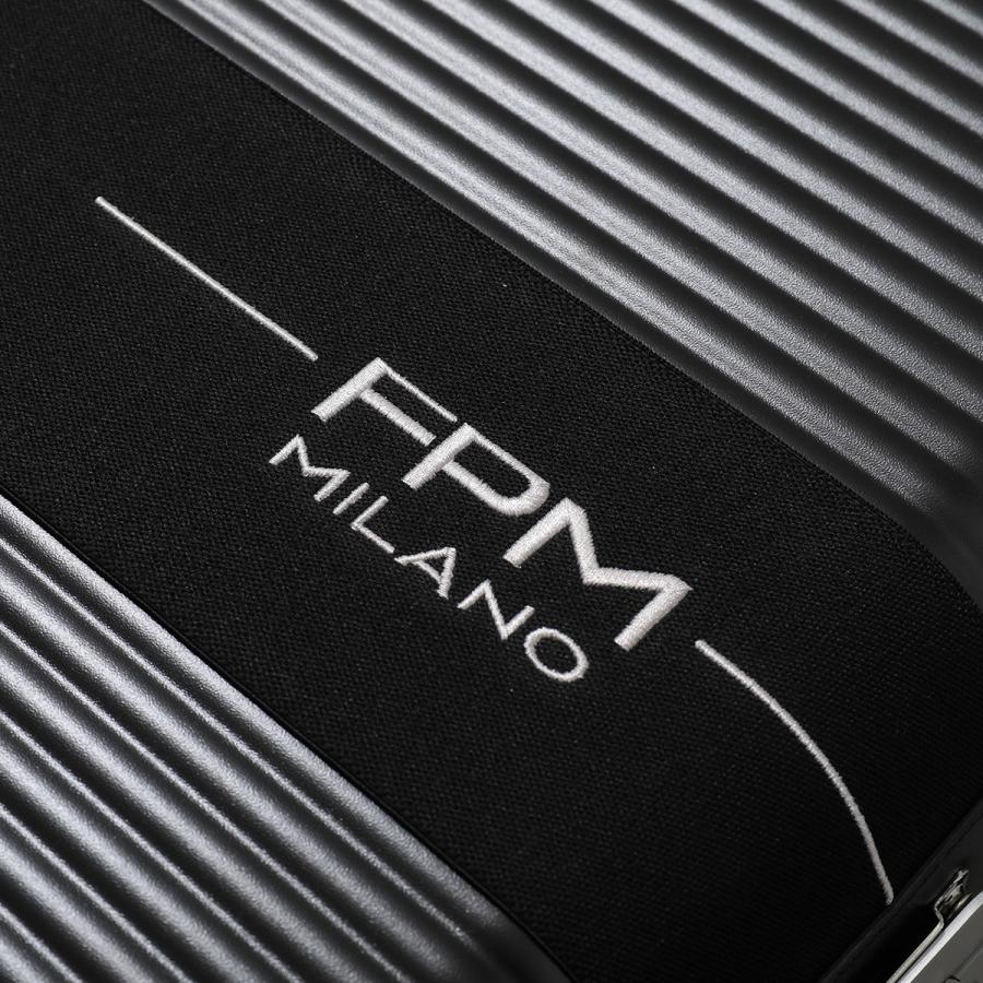 FPM MILANO エフピーエムミラノ キャリーケース BANK ZIP DELUXE SPINNER 55 S A2255S01 FPM259LBZ55S メンズ レディース 鞄 918/ECLIPSE-BLACKの画像