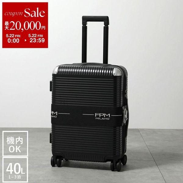 FPM MILANO エフピーエムミラノ キャリーケース BANK ZIP DELUXE SPINNER 55 S A2255S01 FPM259LBZ55S メンズ レディース 鞄 918/ECLIPSE-BLACKの画像