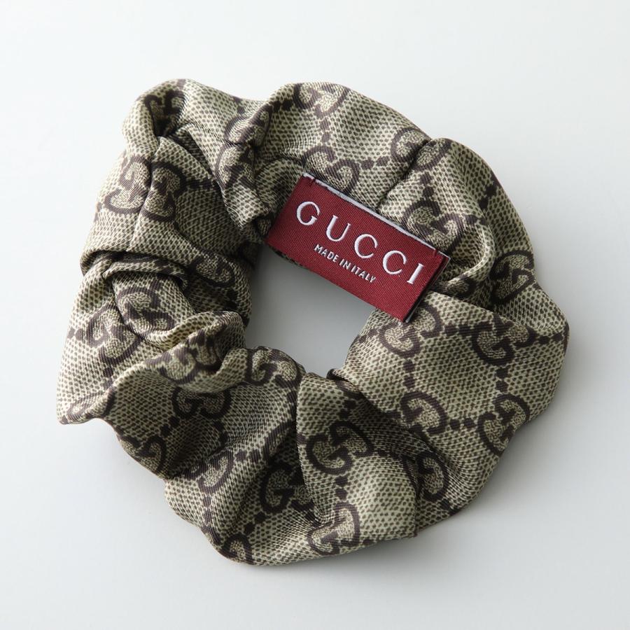 GUCCI（グッチ） シュシュ 856275 3G001 レディース シルク GGロゴ 総
