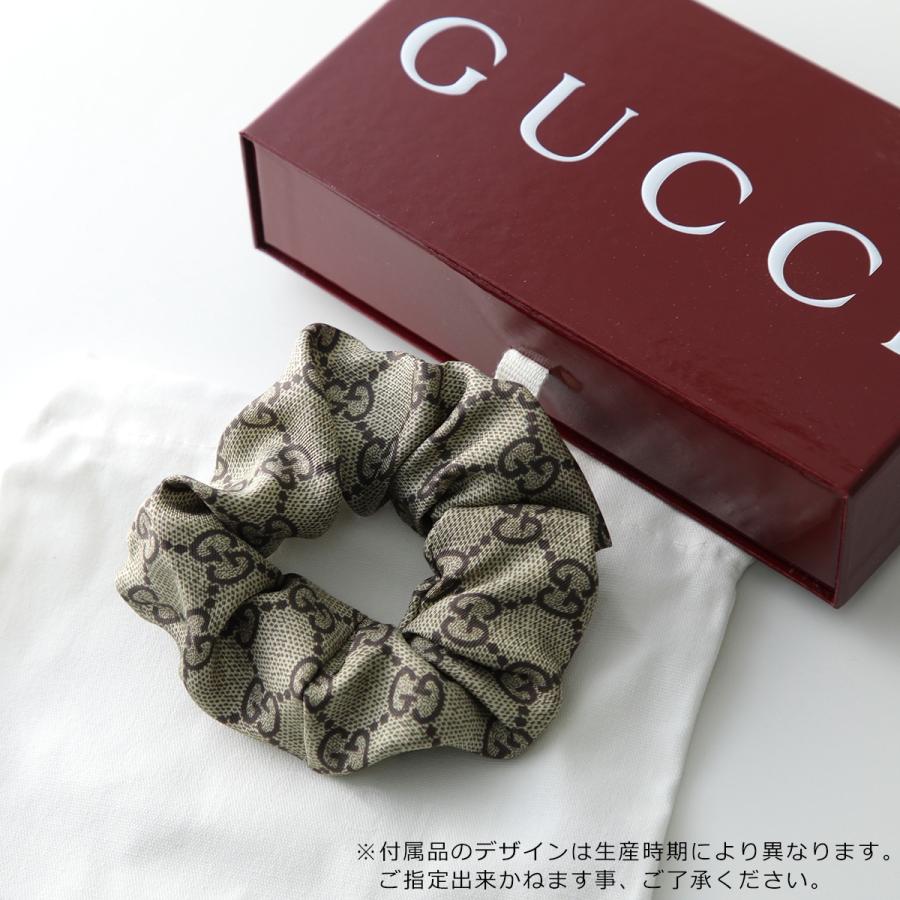 GUCCI（グッチ） シュシュ 856275 3G001 レディース シルク GGロゴ 総